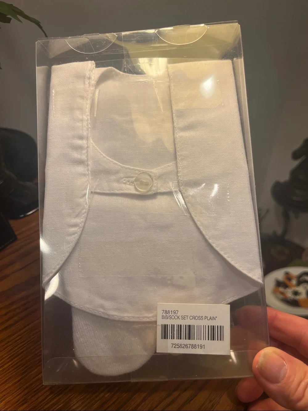 Stephan Baby White Inspirational Bib & Socks Set